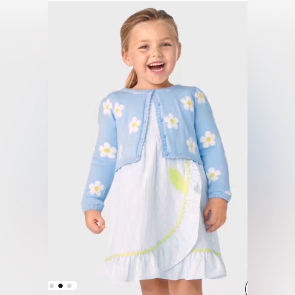 Girls Daisy Scalloped Cardigan - Gymboree ⭐️ Host Pick